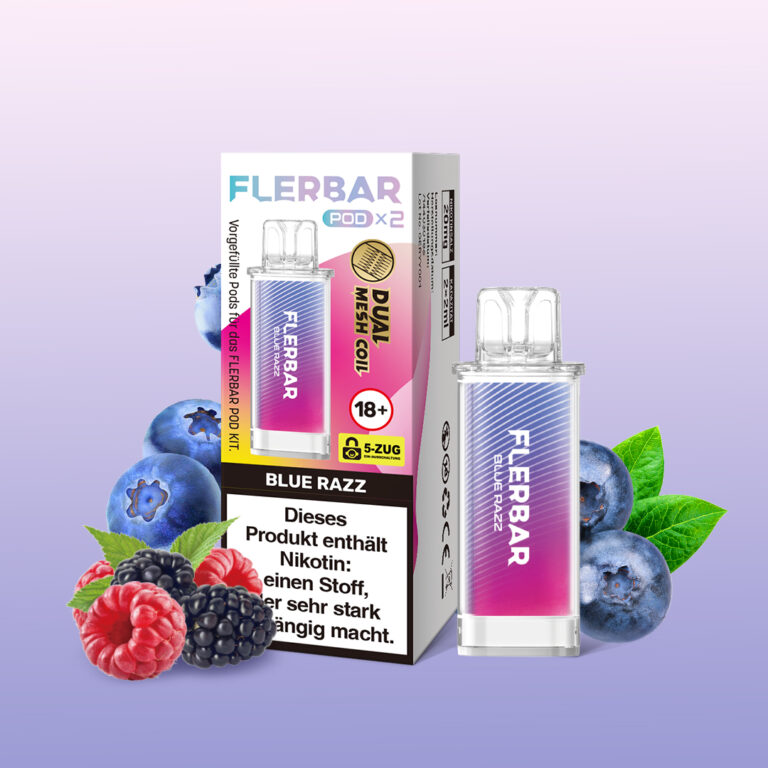Flerbar Pod Blue Razz