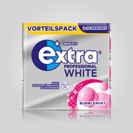 Wrigleys Extra Professional White Bubblemint 3x10 Stk.