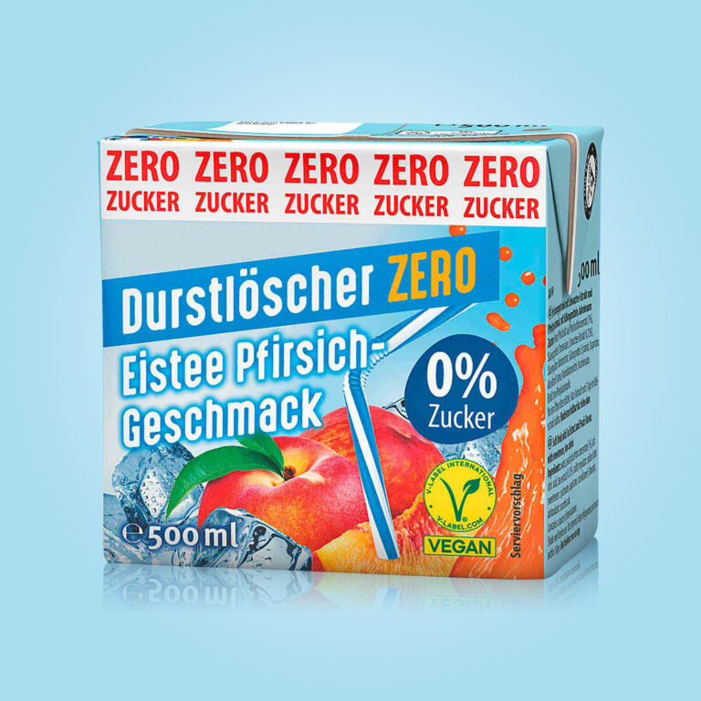 Durstlöscher Zero Eistee Pfirsich 0,5l
