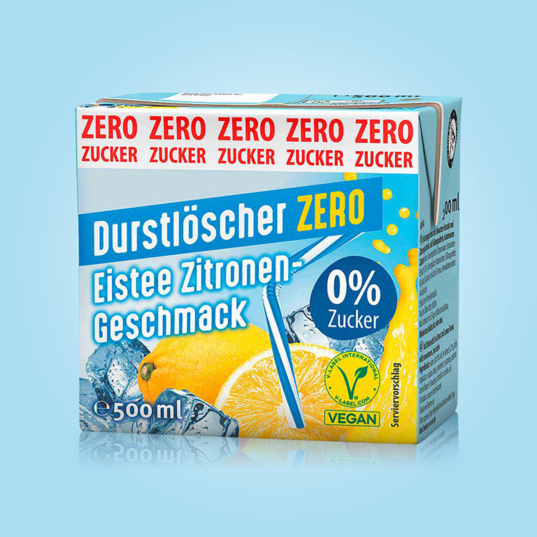 Durstlöscher Zero Eistee Zitrone 0,5l