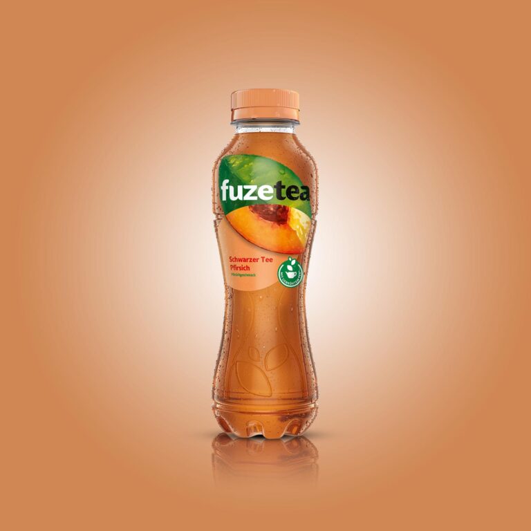 Fuze Tea schwarzer Tee Pfirsich 0,4l