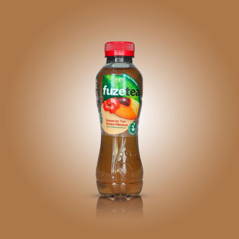 Fuze Tea schwarzer Tee Pfirsich Hibiskus 0,4l