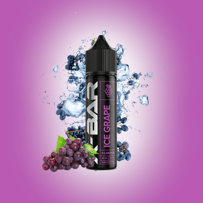 X-Bar Liquid Ice Grape 10m