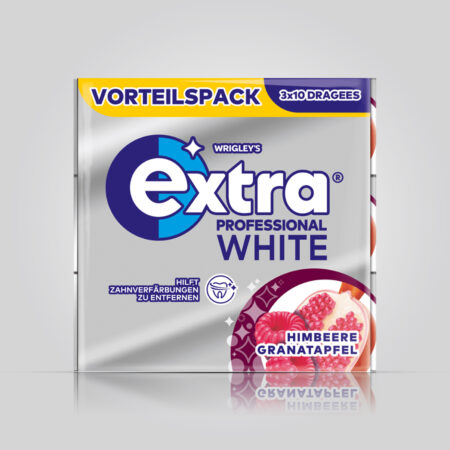 Wrigleys Extra Professional White Himbeere Granatapfel 3x10 Stk.